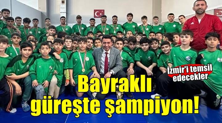 Bayraklı Belediyesi Güreş Takımı İzmir şampiyonu oldu