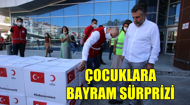 Bayraklı'da çocuklara bayram sürprizi