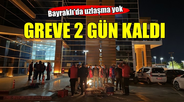 Bayraklı'da greve 2 gün kaldı..