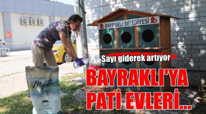 Bayraklı'da pati evlerinin sayısı artıyor