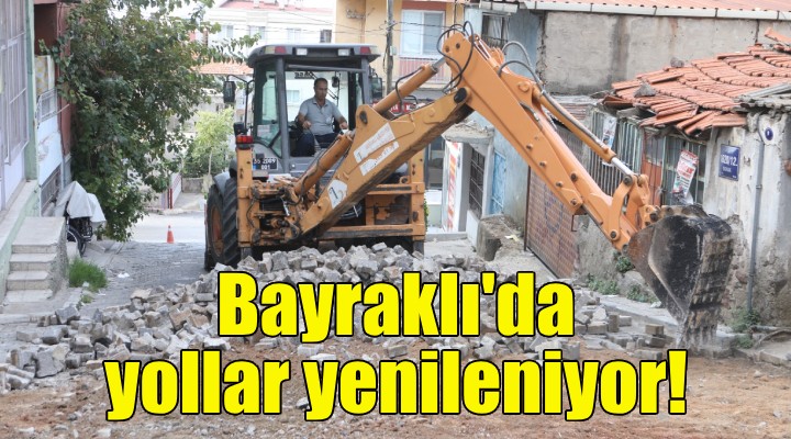 Bayraklı'da yol yenileme seferberliği!