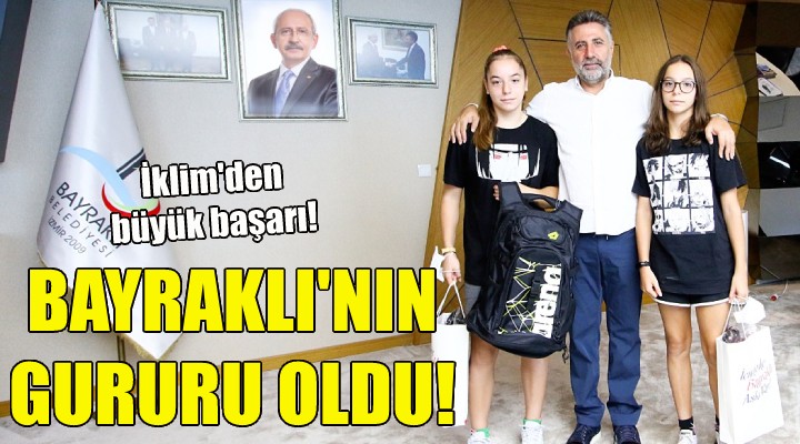 Bayraklı'nın gururu oldu!