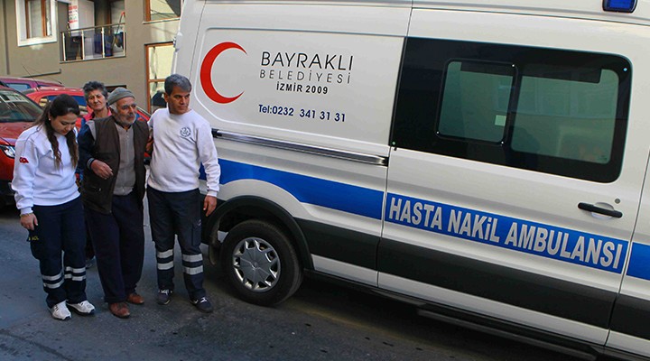 Bayraklı'da 2 bin hastaya ambulans hizmeti