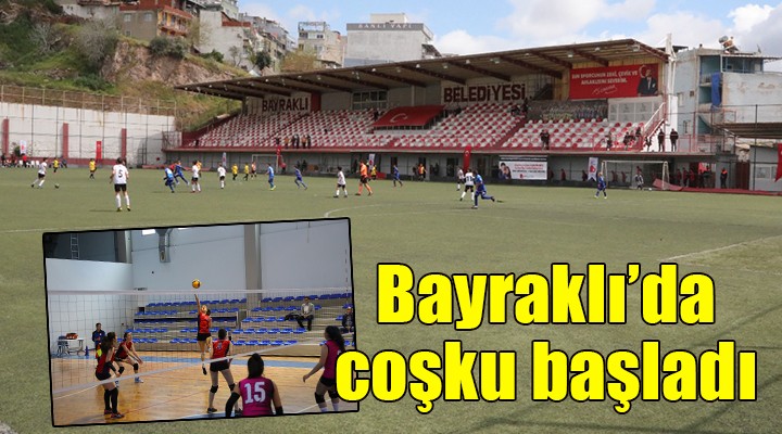 Bayraklı'da 23 Nisan coşkusu sporla başladı!