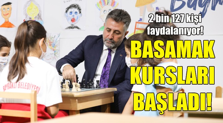 Bayraklı'da ‘BASAMAK' kursları başladı!