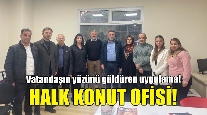 Bayraklı'da Halk Konut ofisi yüzleri güldürdü!