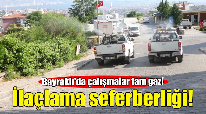 Bayraklı'da ilaçlama seferberliği!