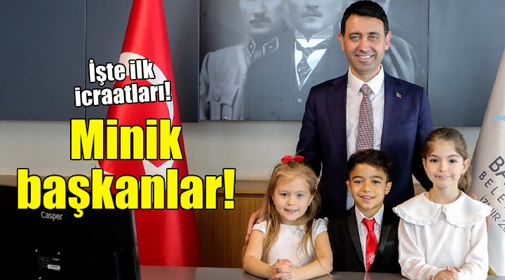 Bayraklı’da minik başkanlar icraatlarını açıkladı!