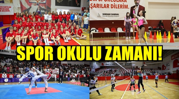 Bayraklı'da yaz spor okulları başlıyor!