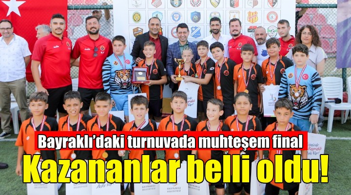 Bayraklı’daki futbol turnuvasında muhteşem final