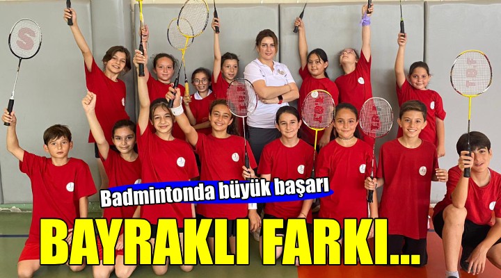 Bayraklılı sporculardan ‘Badminton' başarısı...