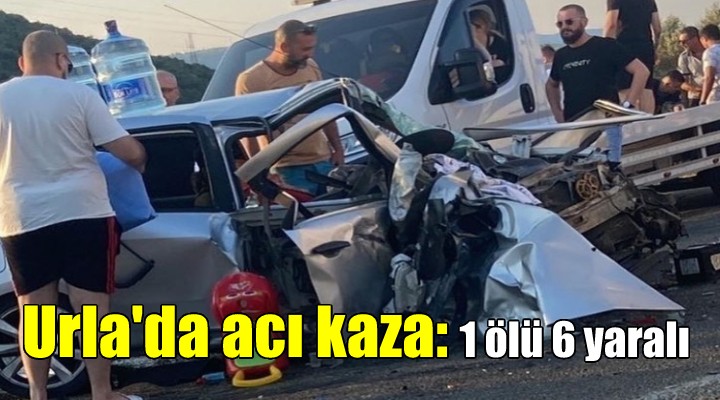 Bayramda acı kaza: 1 ölü, 6 yaralı