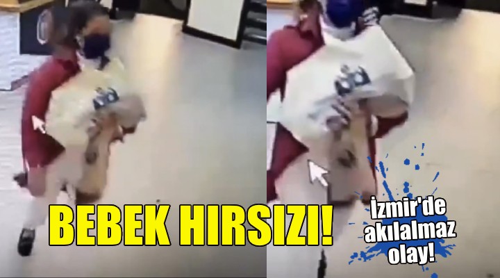 Bebek hırsızı yakalandı!