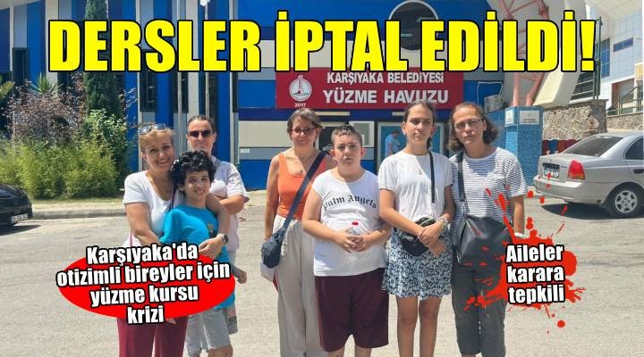 Belediye havuzunda otizmli çocuklar için yüzme dersi iptaline tepki