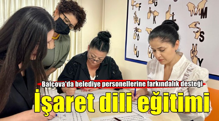 Belediye personeline farkındalık desteği