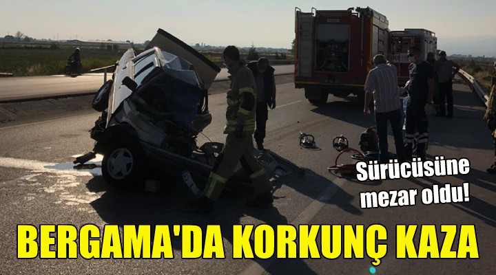 Bergama'da korkunç kaza!