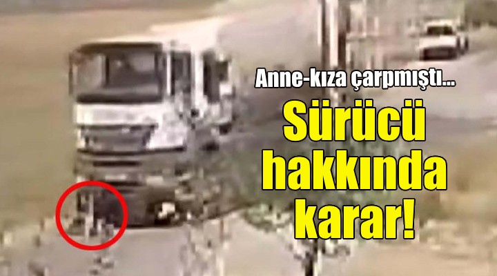 Beton mikseri sürücüsü hakkında karar!