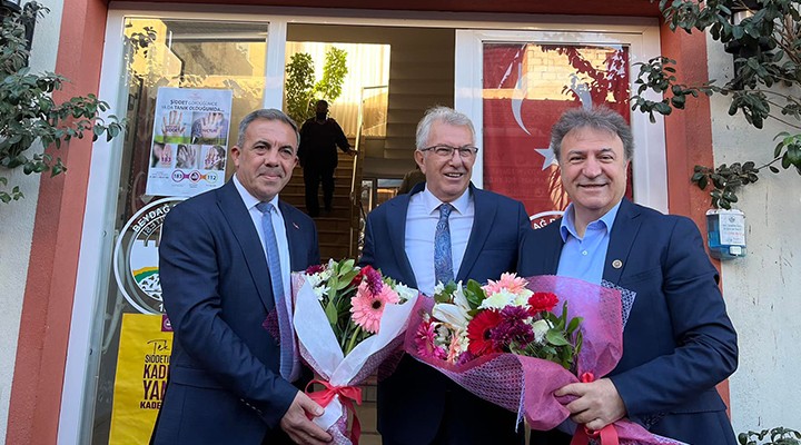 Beydağ Belediyesi'ne Bornova ve Ödemiş'ten ziyaret