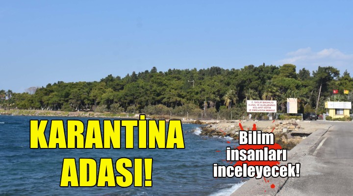 Bilim insanları Urla'daki Karantina Adası'nı araştıracak!