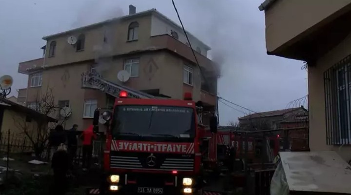 Binada çıkan yangında bir kişi hayatını kaybetti