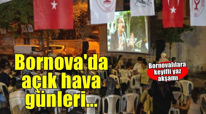 Binlerce Bornovalı açık hava sinemasında bir araya geldi