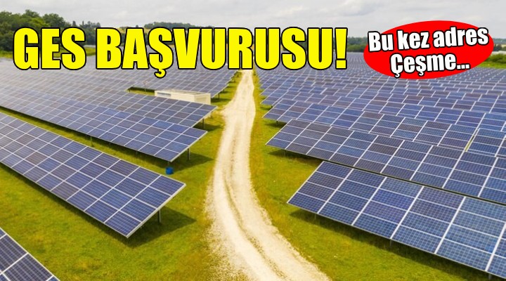 Bir GES başvurusu daha... Bu kez Çeşme!