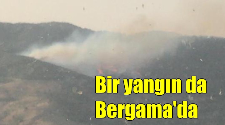 Bir yangın da Bergama'da