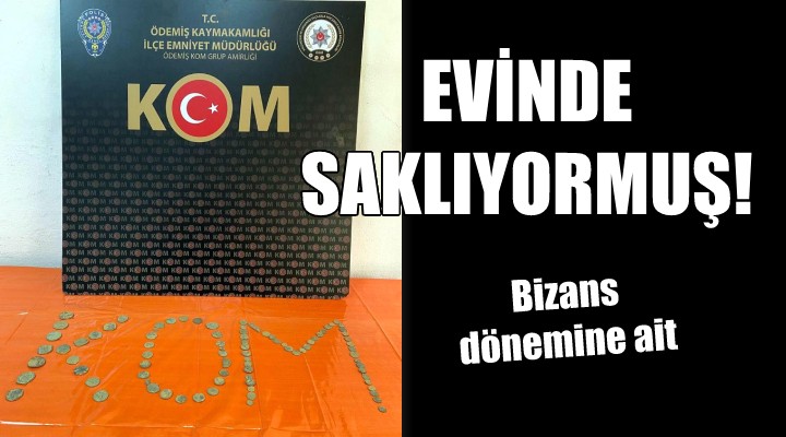 Bizans dönemine ait sikkeler evinden çıktı!