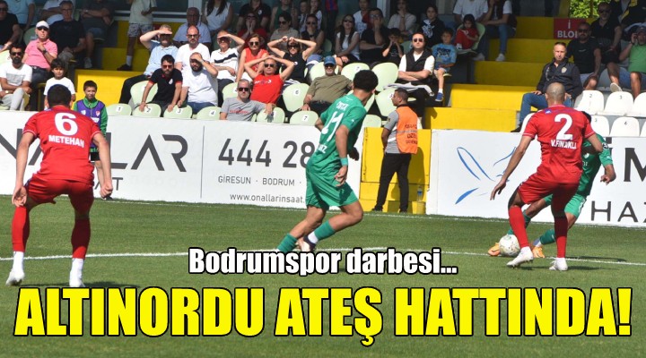 Bodrumspor, Altınordu'yu ateşe attı!