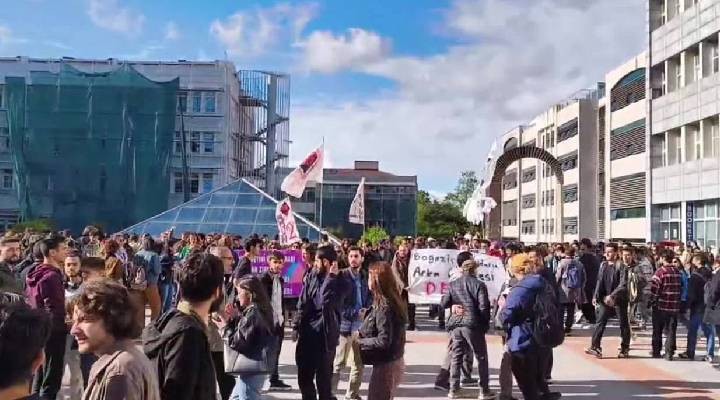 Boğaziçi Üniversitesi'nde 'Nureddin Yıldız' protestosu: 15 kişi hakkında tutuklama talebi