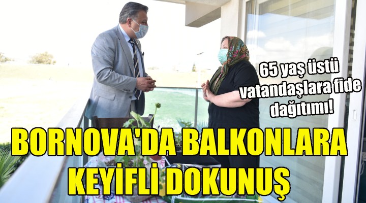 Bornova Belediyesi'nden balkonlara keyifli dokunuş!