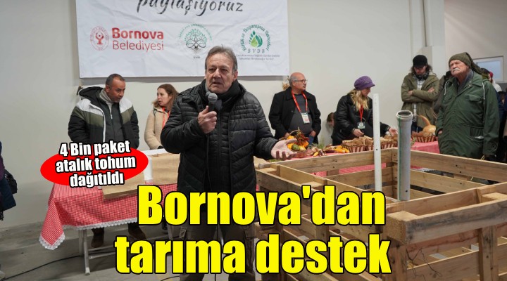 Bornova Belediyesi'nden ekolojik tarıma destek