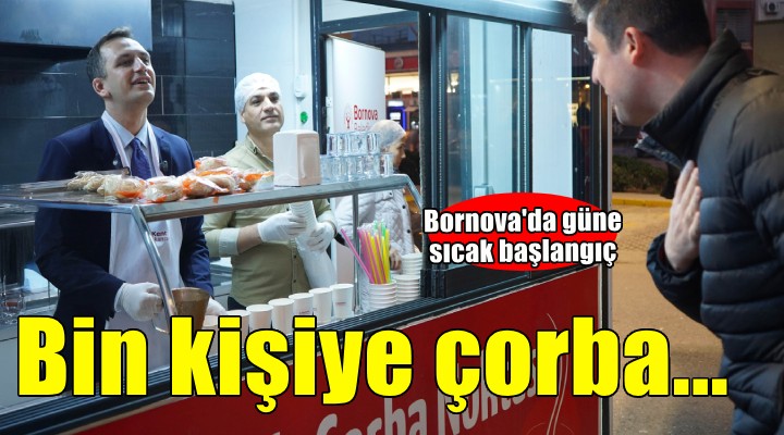 Bornova Belediyesi'nden güne sıcak bir başlangıç