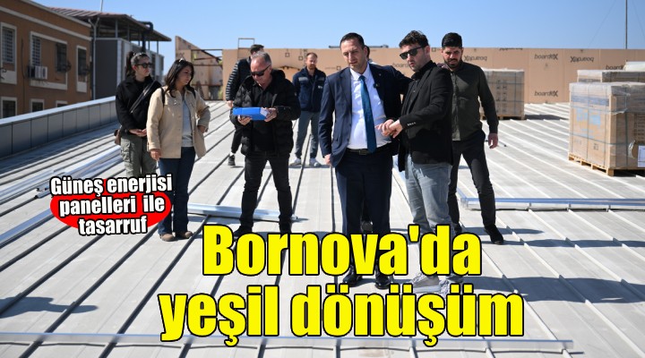 Bornova Belediyesi'nden yeşil dönüşüm hamlesi