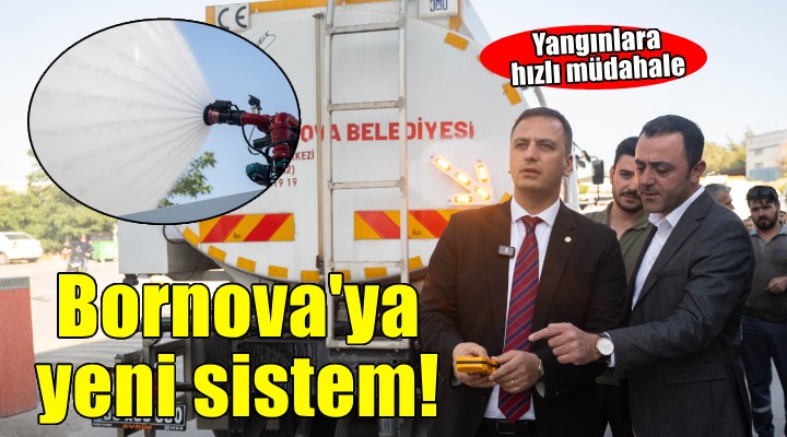 Bornova Belediyesi'nden yangına hızlı müdahale hamlesi