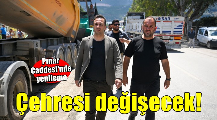 Bornova Pınar Caddesi yeni çehresine kavuşuyor
