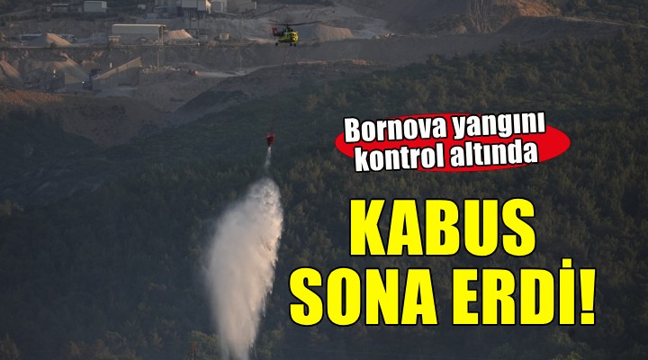 Bornova Yakaköy yangını kontrol altında