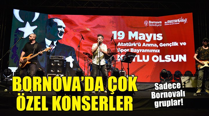 Bornova'da 19 Mayıs'a özel konserler