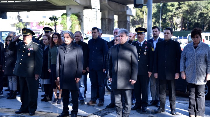 Bornova'da Çanakkale şehitleri için tören