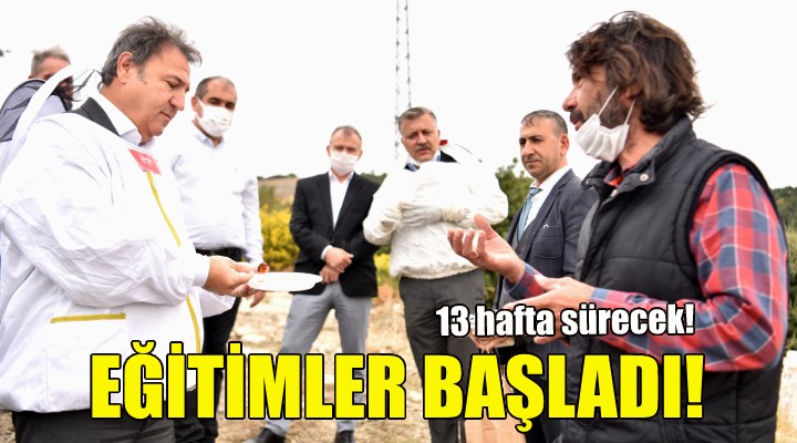 Bornova'da arıcılık eğitimleri başladı!