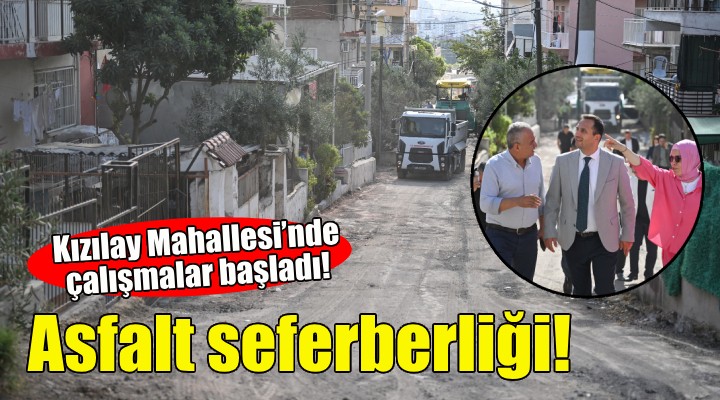 Bornova'da asfalt seferberliği!