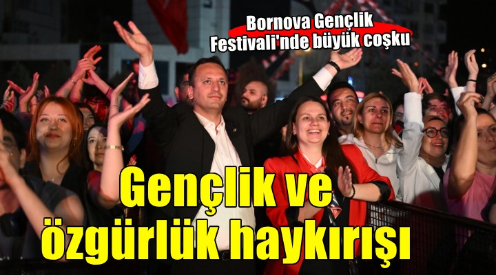 Bornova'da gençlik ve özgürlük haykırışı...