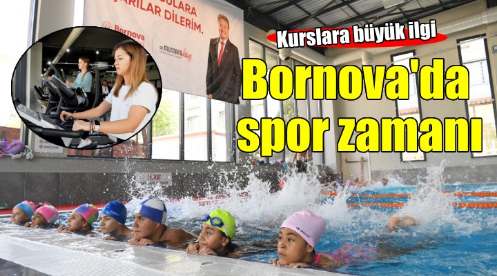 Bornova'da spor kurslarına yoğun ilgi
