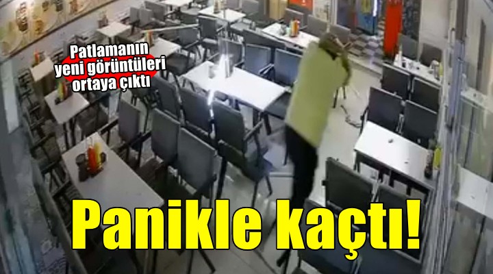 Bornova'daki patlamaya ilişkin yeni görüntüler ortaya çıktı