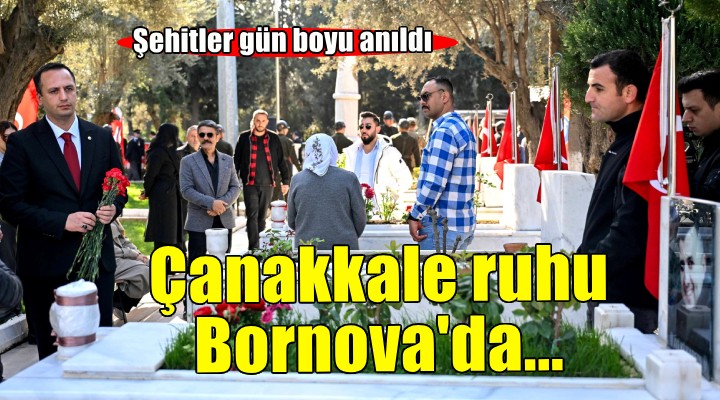 Bornova’da 18 Mart coşkusu ve şehitlere saygı