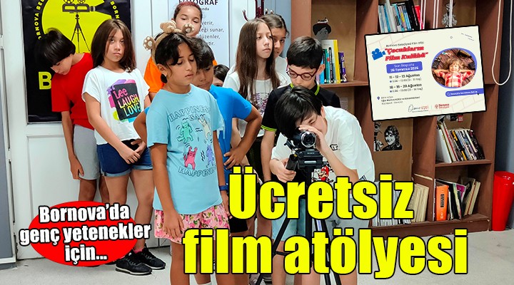 Bornova'da genç yeteneklere sinema yolculuğu