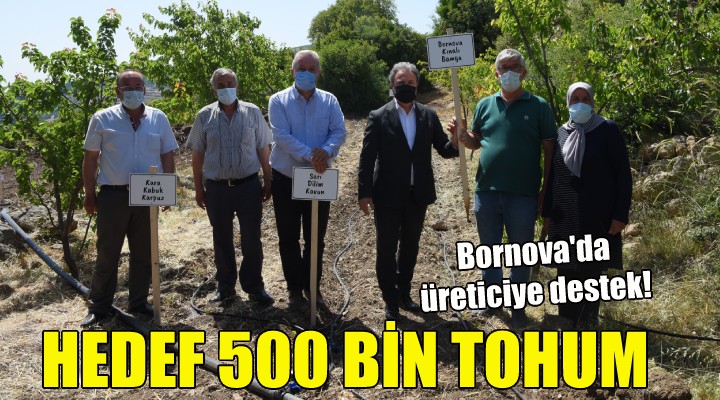Bornova’da hedef 500 bin tohum!