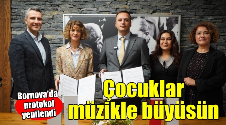 Bornova'da müzikle büyüyen çocuklar için işbirliği