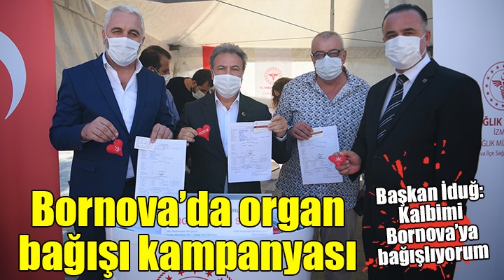 Bornova'da organ bağışı kampanyası