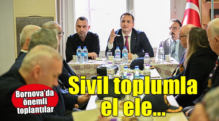 Bornova'da sivil toplumla el ele